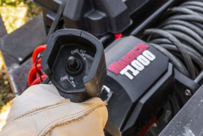 Image showing  14,500 lb. Capacity Warrior Elite Combat Severe-Duty Electric Winch with ARMORTEK Synthetic Rope