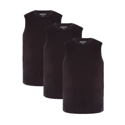 Smith's Workwear Men's Cotton Muscle T-Shirts, 3-Pack