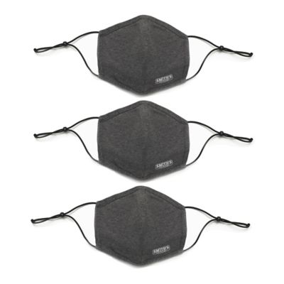 Smith's Workwear Protective Face Masks with Non-Woven Polypropylene Inner Filter Layer, Non-Medical Use, 3 pk.