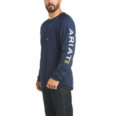 Ariat Men's Rebar Heat Fighter Long-Sleeve Work T-Shirt