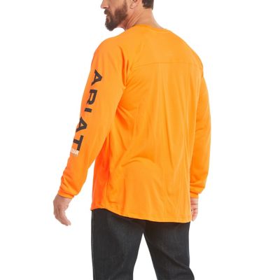 Image showing  Men's Rebar Heat Fighter Long-Sleeve Work T-Shirt