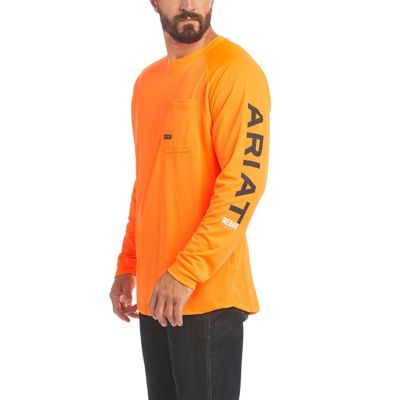 Image showing  Men's Rebar Heat Fighter Long-Sleeve Work T-Shirt