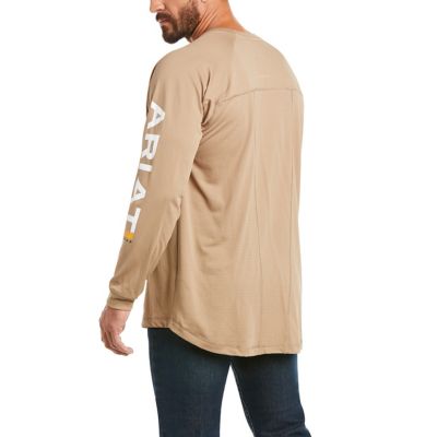Image showing  Men's Rebar Heat Fighter Long-Sleeve Work T-Shirt