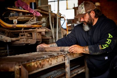 Image showing 2 th Ariat Men's Rebar Graphic Work Hoodie