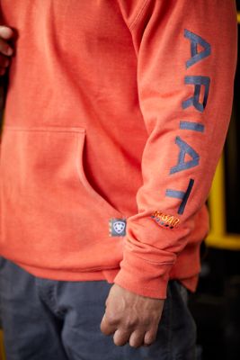 Image showing 1 th Ariat Men's Rebar Graphic Work Hoodie