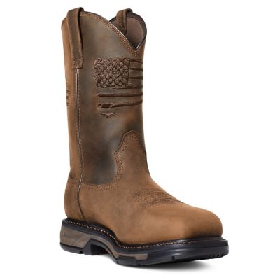 Image showing 4 th Ariat Men's WorkHog XT Patriot Carbon Toe Waterproof Work Boots