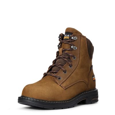 Women's lace outlet up work boots