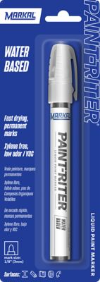 MARKAL Paint-Riter Water Based Liquid Paint Marker, White