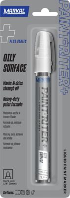 MARKAL Paint-Riter Plus Liquid Paint Marker, White