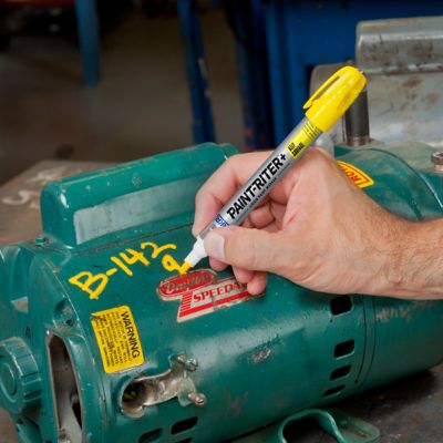 Image showing  Paint-Riter Plus Liquid Paint Marker, Yellow