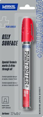MARKAL Paint-Riter Plus Liquid Paint Marker, Red