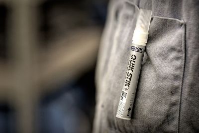 Image showing  Quik Stik Plus Solid Paint Markers, White, 2-Pack