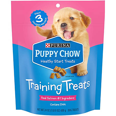 Purina Puppy Chow Salmon Flavor Dog Training Treats, 24 oz.