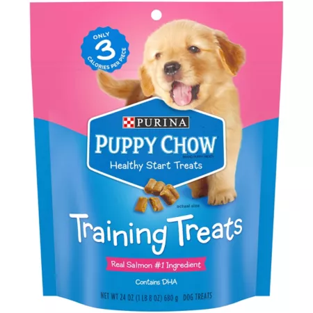 Purina Puppy Chow Salmon Flavor Dog Training Treats 24 oz. Dog Training Treats