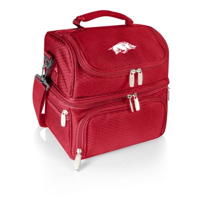 Picnic Time 8-Can NCAA Arkansas Razorbacks Insulated Pranzo Lunch Cooler, Red