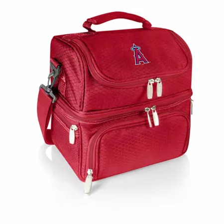 Picnic Time MLB Los Angeles Angels Pranzo Lunch Cooler Set 8 Can Lunch Boxes