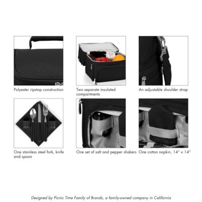 Image showing  8-Can NFL Tennessee Titans Insulated Pranzo Lunch Cooler Set