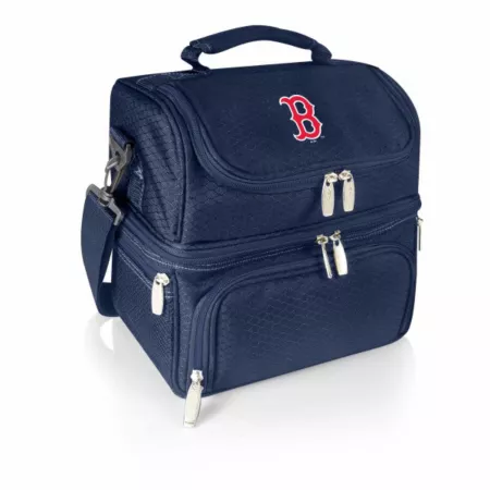 Picnic Time Pranzo MLB Boston Red Sox 8 Can Lunch Cooler Set Lunch Boxes