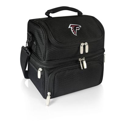Picnic Time 8-Can NFL Atlanta Falcons Pranzo Lunch Cooler, Black