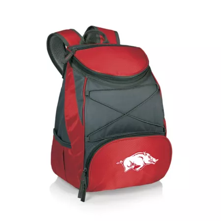 Picnic Time PTX NCAA Arkansas Razorbacks 8 Can Backpack Cooler Soft Sided Coolers