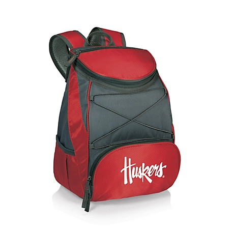 Picnic Time 20-Can NCAA Nebraska Cornhuskers PTX Backpack Cooler, Red