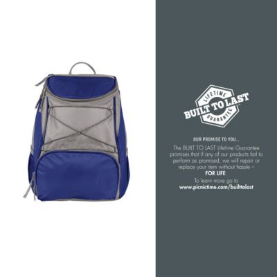 Image showing  20-Can NCAA Syracuse Orange PTX Backpack Cooler, Blue