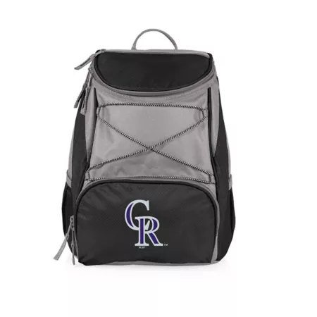 Picnic Time MLB Colorado Rockies PTX 20 Can Backpack Cooler Soft Sided Coolers