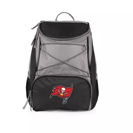 Picnic Time NFL Tampa Bay Buccaneers PTX 20 Can Cooler Backpack Black Soft Sided Coolers