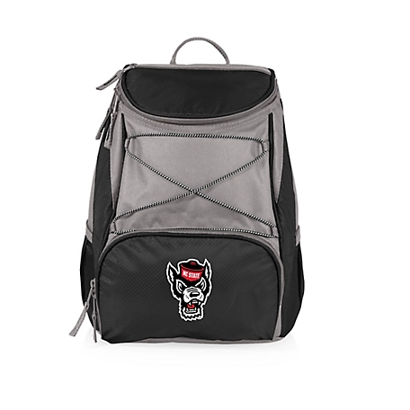 Picnic Time 20-Can NCAA NC State Wolfpack PTX Backpack Cooler, Black