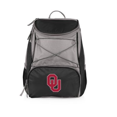 Picnic Time 20-Can NCAA Oklahoma Sooners PTX Backpack Cooler, Black