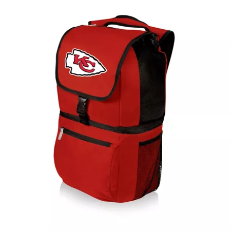 Picnic Time NFL Kansas City Chiefs Zuma 12 Can Insulated Backpack Red Soft Sided Coolers