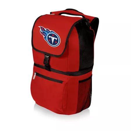 Picnic Time NFL Tennessee Titans Zuma 12 Can Insulated Backpack Red Soft Sided Coolers