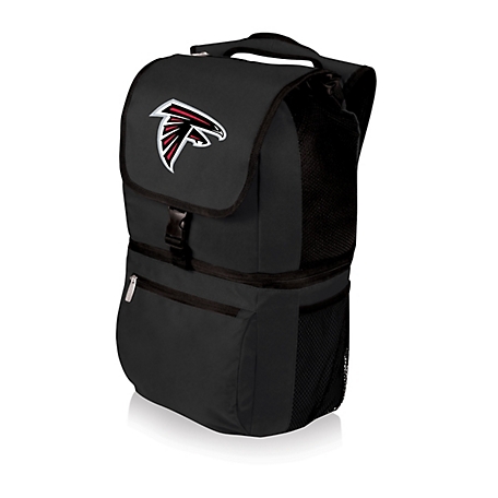 Picnic Time 12-Can NFL Atlanta Falcons Zuma Backpack Cooler, Black