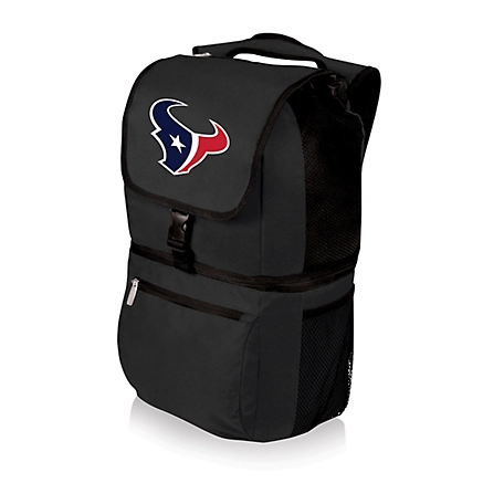 Picnic Time 12-Can NFL Houston Texans Zuma Backpack Cooler, Black