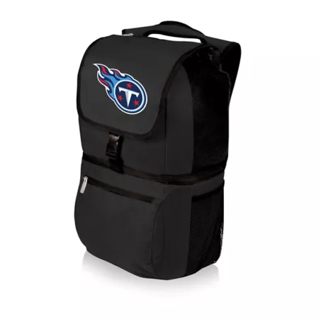 Picnic Time NFL Tennessee Titans Zuma 12 Can Insulated Backpack Black Soft Sided Coolers