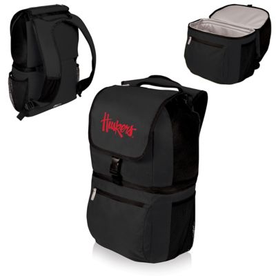 Image showing  12-Can NCAA Nebraska Cornhuskers Zuma Backpack Cooler, Black