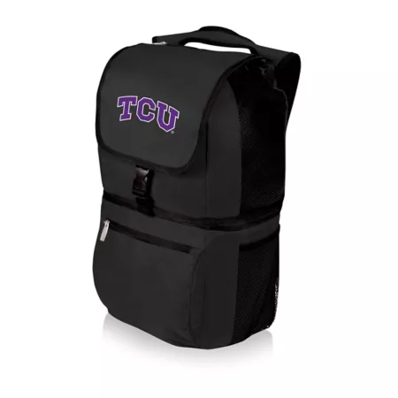 Picnic Time 8 Can NCAA TCU Horned Frogs Zuma Insulated Backpack Soft Sided Coolers