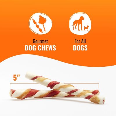 Image showing  Triple Flavor Chew Twists Dog Treats