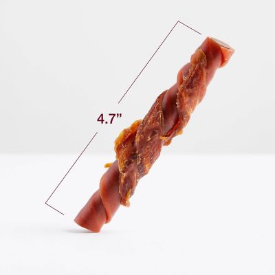 Image showing  Dog Treat Chicken Wrapped Stuffed Twistz,G1154 10 pk.