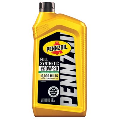 Pennzoil 1 qt. Synthetic SAE 0W-20 Motor Oil -  8069218