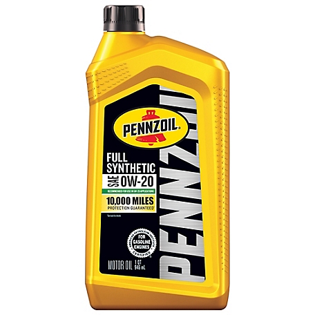 Pennzoil 1 qt. Synthetic SAE 0W-20 Motor Oil