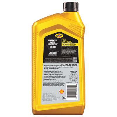 Image showing  1 qt. SAE 0W-20 Synthetic Motor Oil