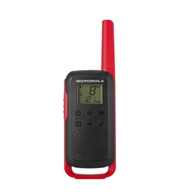 Image showing  Solutions 2-Way Radios, Black/Red, 2-Pack