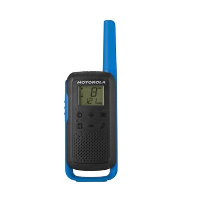 Image showing  Solutions 2-Way Radios, Black/Blue, 2-Pack