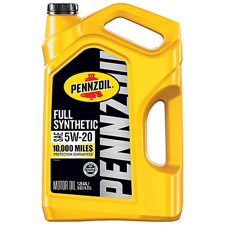 Pennzoil Full Synthetic Motor Oil SAE 5W20 5 qt