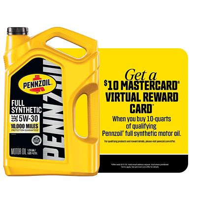 Pennzoil Full Synthetic Motor Oil SAE 5W30 5 qt