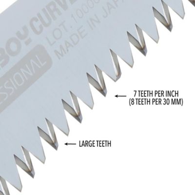 Image showing  6.7 in. Blade Only for Pocketboy Curve Professional Folding Saw, Large Teeth