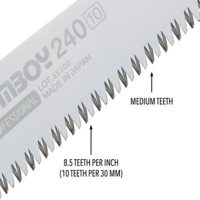 Image showing  9.4 in. Blade Only for Gomboy Folding Saw, Medium Teeth