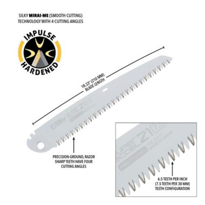 Image showing  8.3 in. Blade Only for Super Accel Folding Saw, Large Teeth