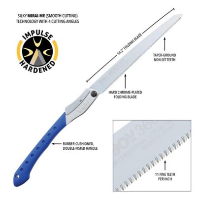 Image showing  14.2 in. Bigboy Folding Saw, Fine Teeth